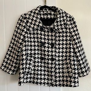 Houndstooth Double Breasted Jacket